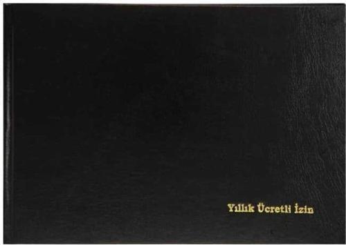 Yıllık Ücretli İzin Defteri Ciltli 192 Yaprak Yıllık Ücretli İzin Defteri