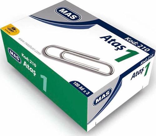 Ataş Nikel Kaplı NO:1 100 Lü (24 Kutu)