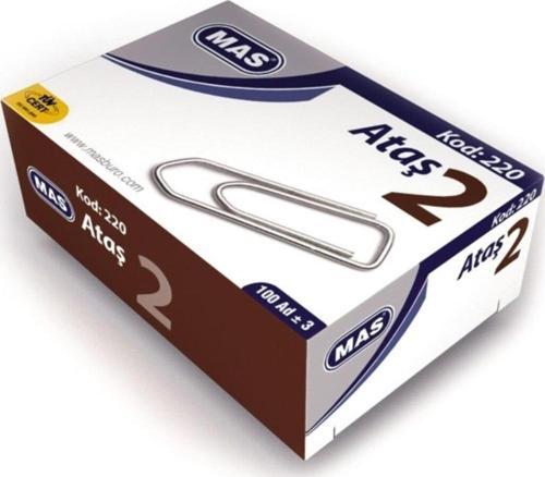 Ataş Nikel Kaplı NO:2 100 LÜ (24 PAKET)