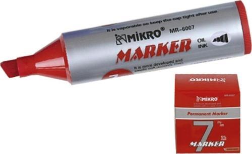 Markör Permanent Jumbo 7 MM Kırmızı Koli Kalemi (12 Li Paket)