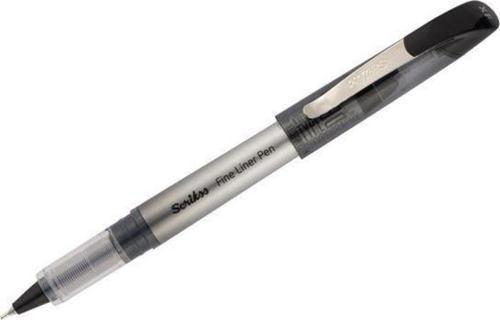 Fineliner 0.6 MM Siyah Fineliner (12 Li Paket)