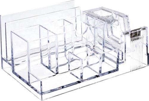 Masa Seti Kalemlik Bant Makinelı Plastik Şeffaf Masa Üstü Organizer