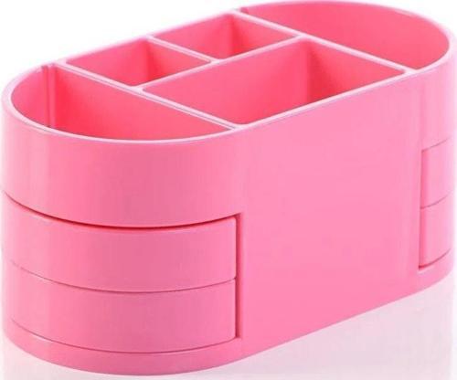 Masa Üstü Organizer Kalemlik Pastel Pembe Masaüstü Kalemlik