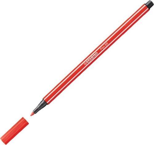 Keçe Uçlu Boya Kalemi 1 MM Kızıl Kırmızı 68/48 (10 Lu Paket)