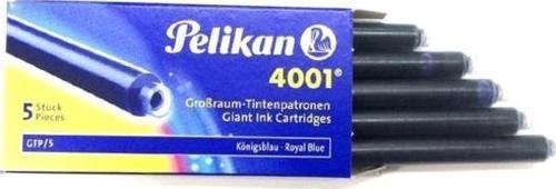 Dolma Kalem Kartuşu Uzun Royal Mavi 4001 5 Li (50 Paket)