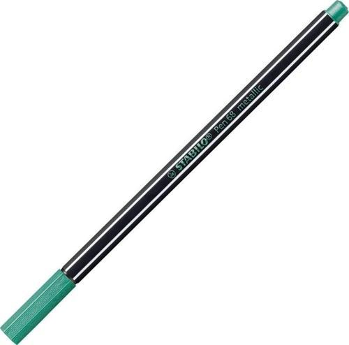 Keçe Uçlu Boya Kalemi 1 Mm Metalik Yeşil (10 Lu Paket)