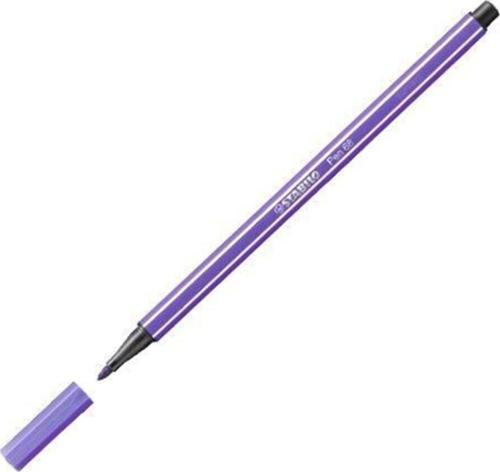 Keçe Uçlu Boya Kalemi 1 MM Mor 68/55 (10 Lu Paket)