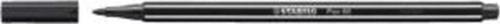 Keçe Uçlu Boya Kalemi 1 MM Siyah 68/46 (10 Lu Paket)