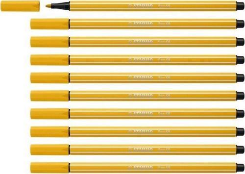 Keçe Uçlu Boya Kalemi Köri Sarısı 68/87 (10 Lu Paket)