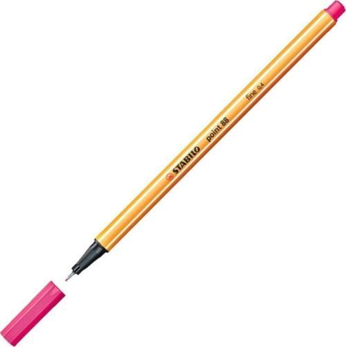 Keçe Uçlu İnce Kalem 88 Point 0.4 MM Pembe 88/56 (10 Lu Paket)