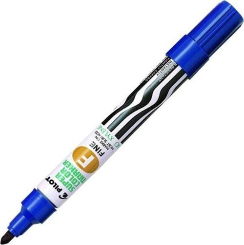 Permanent Marker Yuvarlak Mavi Permanent Markör (12 Li Paket)