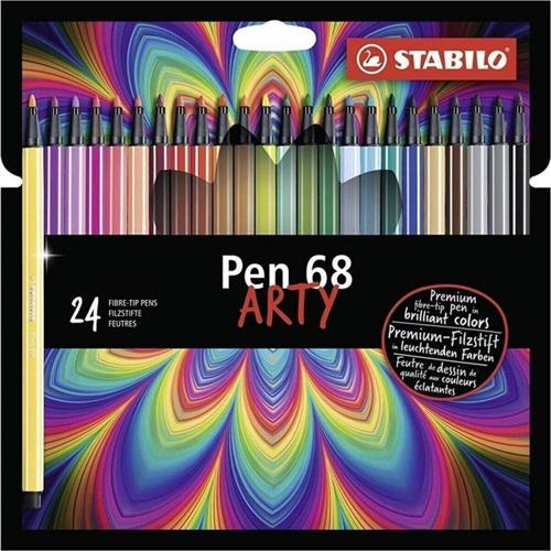 Pen 68 Arty Keçe Uçlu Kalem Seti 24'lü
