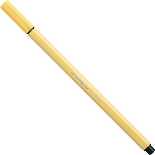 Pen 68 Keçeli Boya Kalemi Açık Sarı 68/23 (10 Lu Paket)
