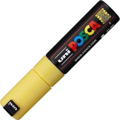 Markör Boyama Posca Su Bazlı Poster 8.0 Saman Sarı (6 Lı Paket)