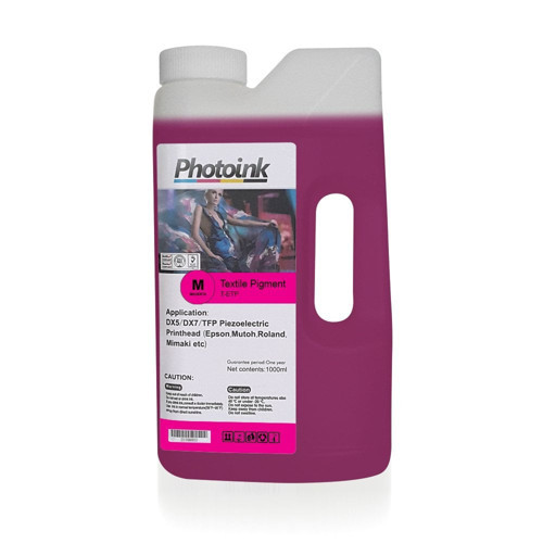 Epson Piezo TFP DX5 DX7 Kırmızı Tekstil Mürekkebi 1 Litre T-ETP