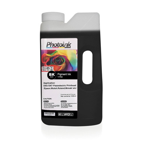 Epson DX5 DX7 5113 Uyumlu Mat Siyah Pigment Plotter Mürekkebi 1 Litre T-PND