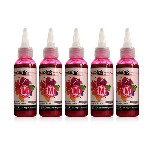 Epson Uyumlu Kırmızı Pigment Kuşe Matbaa Mürekkebi 500 ml