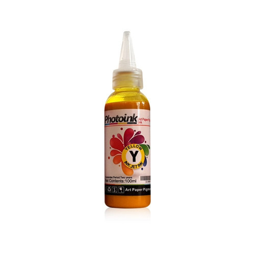 Epson Uyumlu Sarı Yellow Pigment Kuşe Matbaa Mürekkebi 100 ml