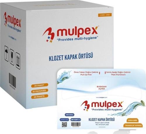 Hijyenik Klozet Kapak Örtüsü 10 Pkt. : 2500 Adet (%100 Selüloz)