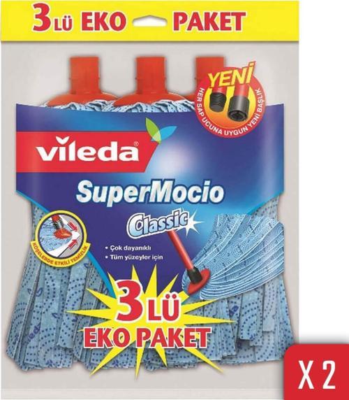 SuperMocio Klasik 3'lü Yedek Paspas 2'li Paket