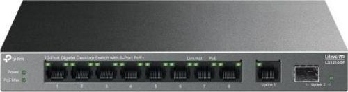 TP FESTA LS1210GP 61W 8GE PoE SWITCH,1SFP,1GE