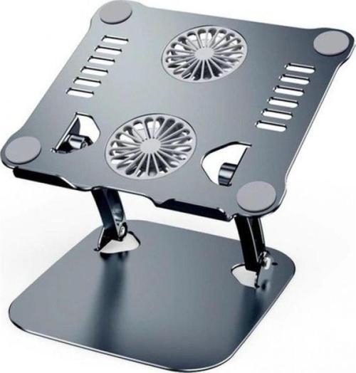 ST-801DG İKİ FANLI NOTEBOOK STANDI,FÜME