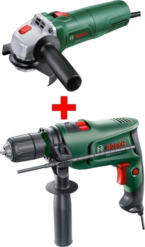 Spiral Taşlama Makinesi 750 Watt 115mm Sipral + Darbeli Matkap 600 Watt