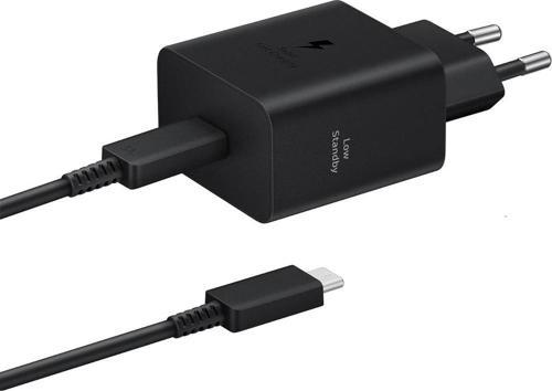 EP-T4511X Type-C Süper Hızlı Şarj Cihazı 45W Siyah Samsung Türkiye Garantili