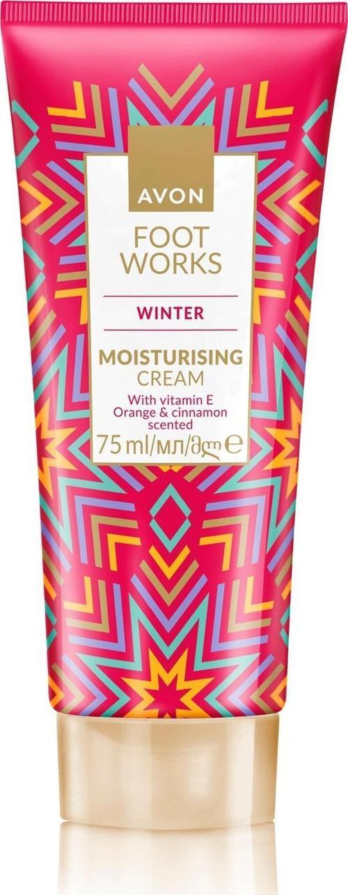Foot Work Winter Portakal ve Tarçın Kokulu E Vitaminli Nemlendirici Ayak Kremi 75 Ml.
