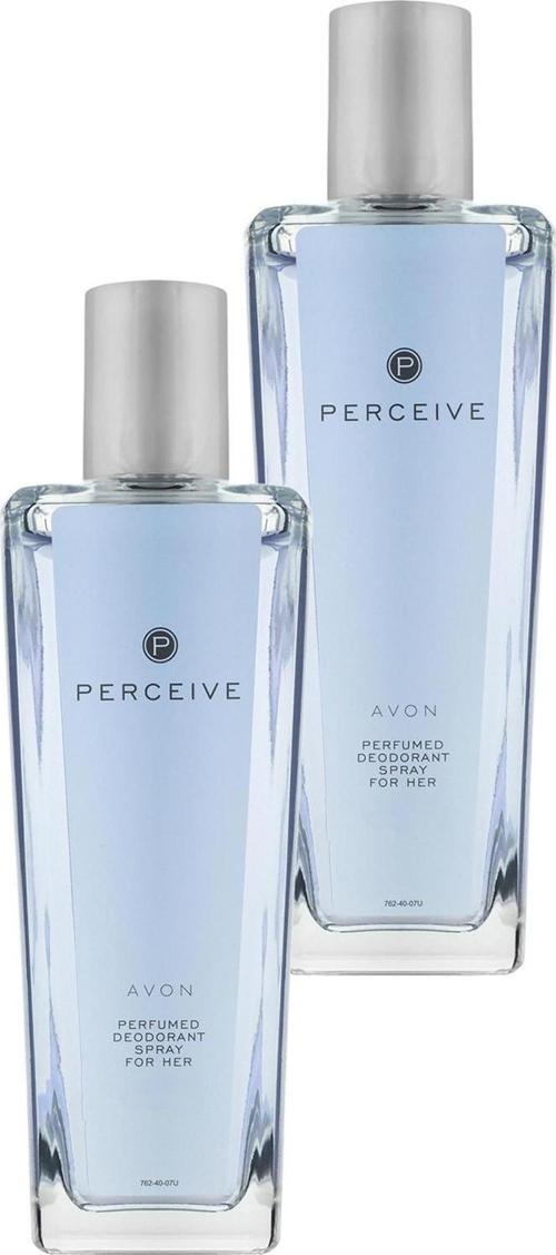 Perceive Parfümlü Deodorant Vücut Spreyi 75 Ml. İkili Set