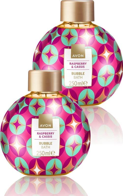 Raspberry Cassis Ahududu ve Frenk Üzümü Kokulu Banyo Köpüğü 250 Ml. İkili Set