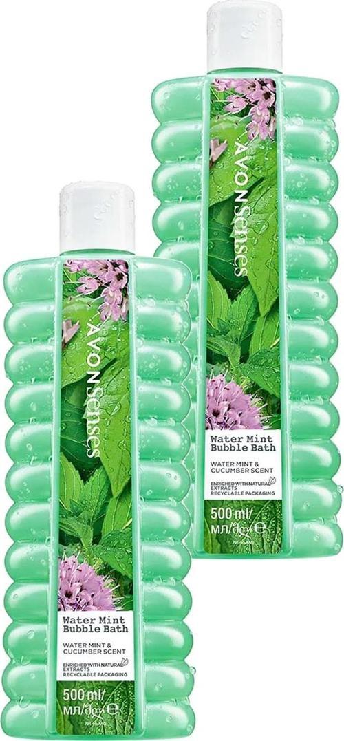 Senses Water Mint Nane ve Salatalık Kokulu Banyo Köpüğü 500 Ml. İkili Set