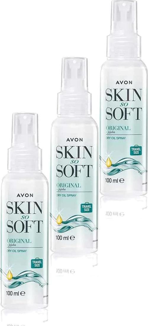 Skin So Soft Orijinal Kuru Yağ Vücut Spreyi 100 Ml. Üçlü Set