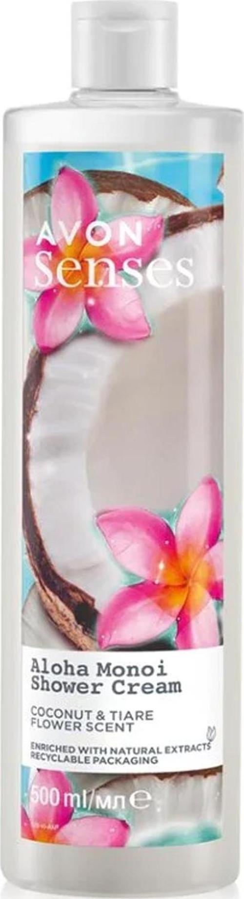 Senses Aloha Monoi Tiare Çiçeği ve Hindistan Cevizi Kokulu Krem Duş Jeli 500 Ml.