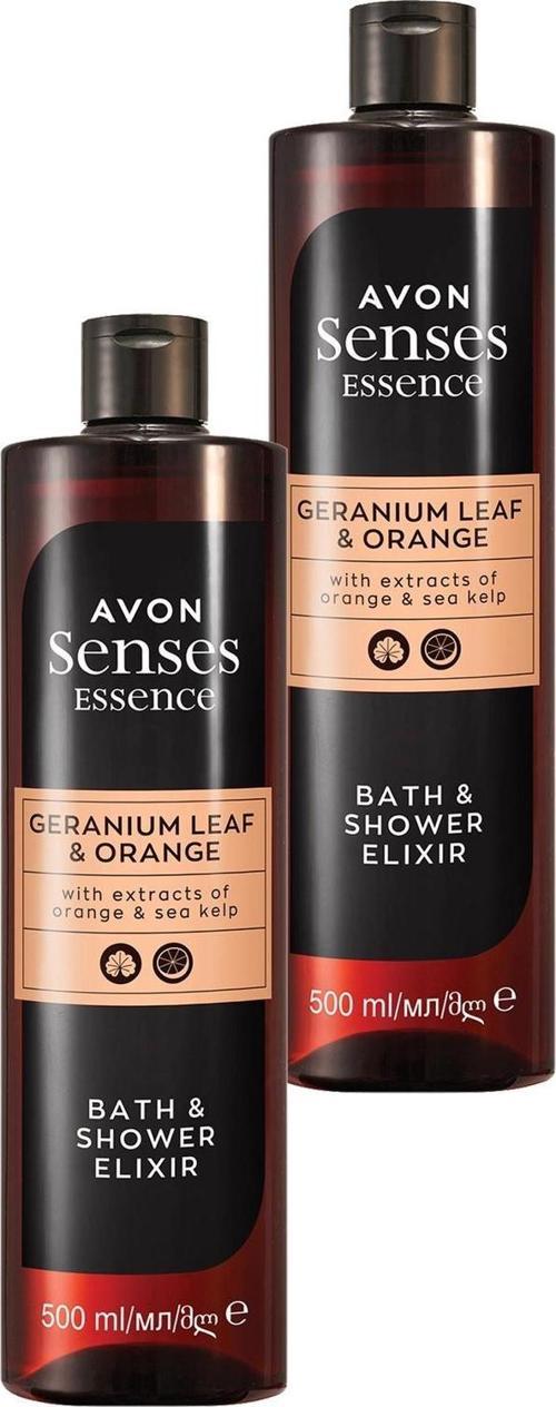 Senses Essence Sardunya Yaprağı ve Partakal Kokulu Duş Jeli 500 Ml. İkili Set