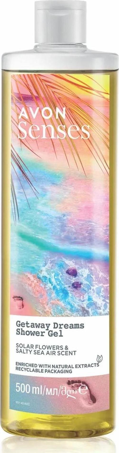 Senses Getaway Dreams Deniz Tuzu Ve Güneş Çiçeği Kokulu Duş Jeli 500 Ml.