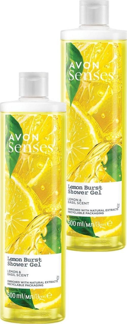 Senses Lemon Burst Limon ve Reyhan Kokulu Duş Jeli 500 Ml. İkili Set