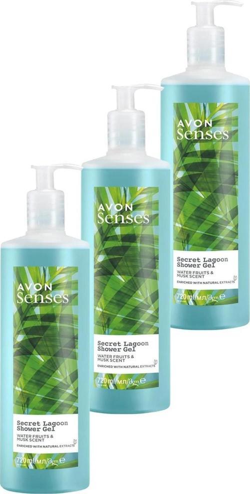 Senses Secret Lagoon Duş Jeli 720 Ml. Üçlü Set