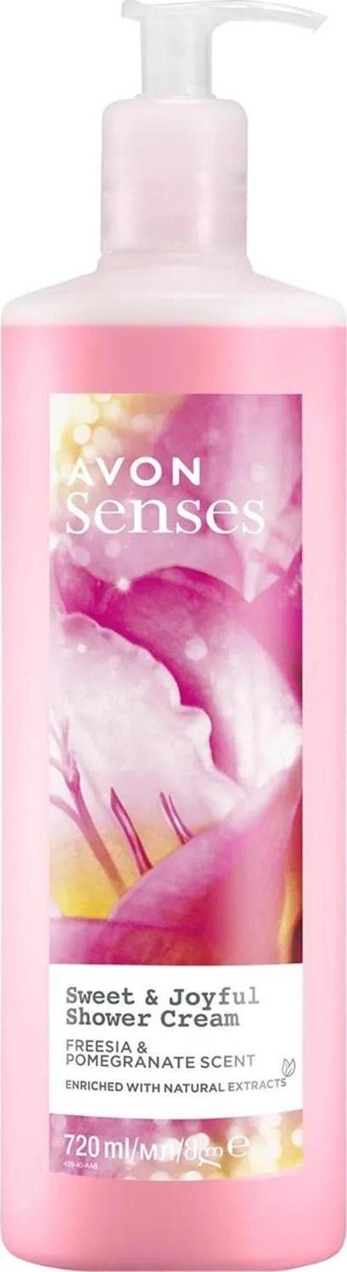 Senses Sweat & Joyful Frezya ve Nar Kokulu Krem Duş Jeli 720 Ml.