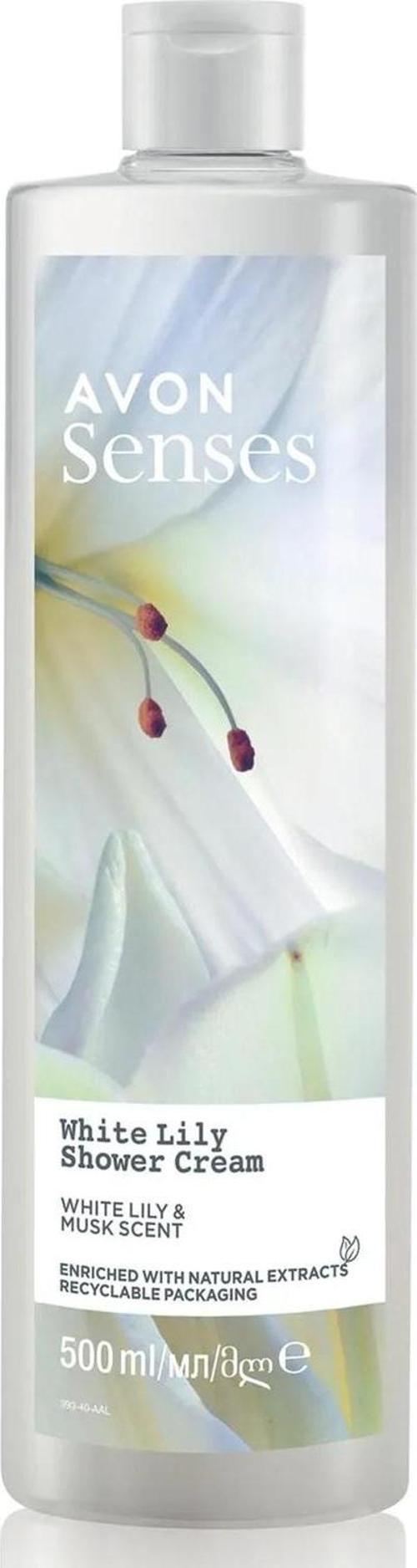 Senses White Lily  Beyaz Zambak Kokulu Duş Jeli 500 Ml.