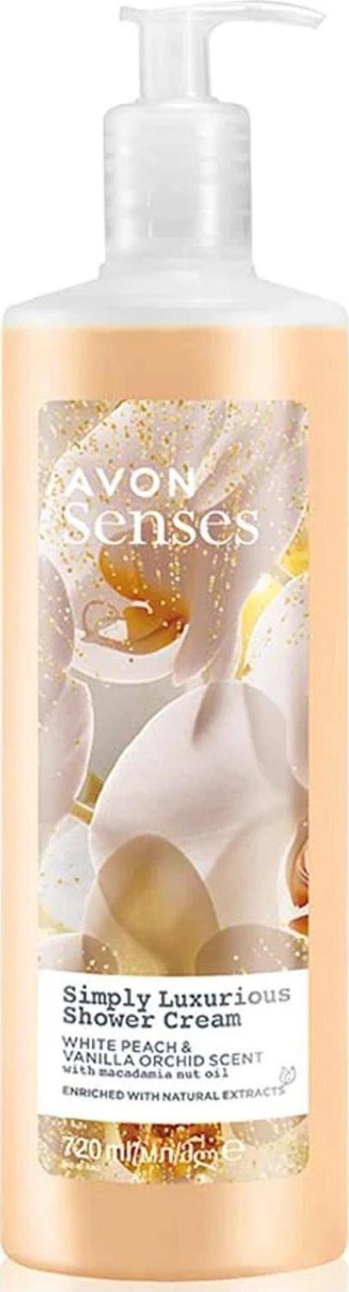 Simply Luxurious Beyaz Şeftali ve Vanilya Orkide Kokulu Duş Kremi 720 Ml.