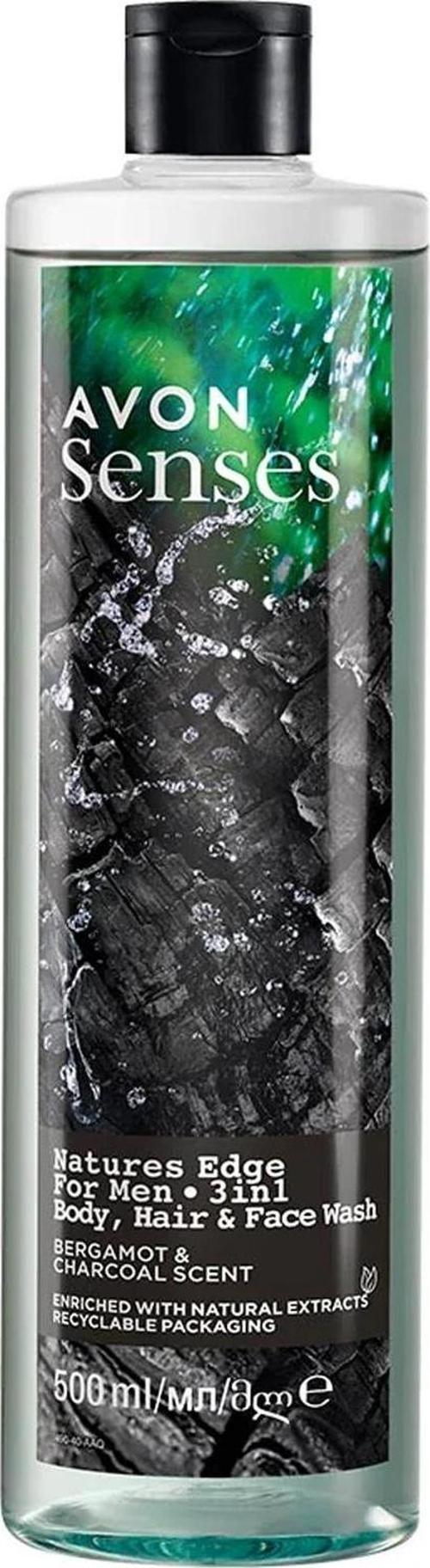 Senses Natures Edge Erkekler için Saç Vücut ve Yüz Yıkama 500 Ml.