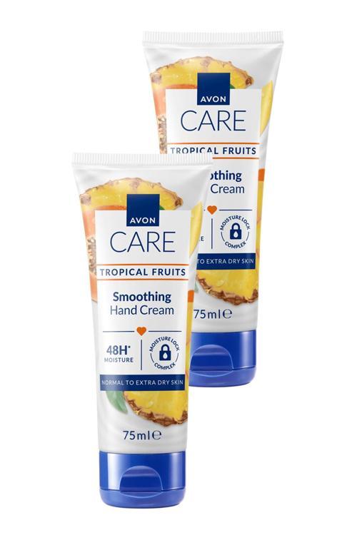 Care Tropical Fruits Ananas, Mango ve Papaya Özlü El Kremi 75 Ml. İkili Set