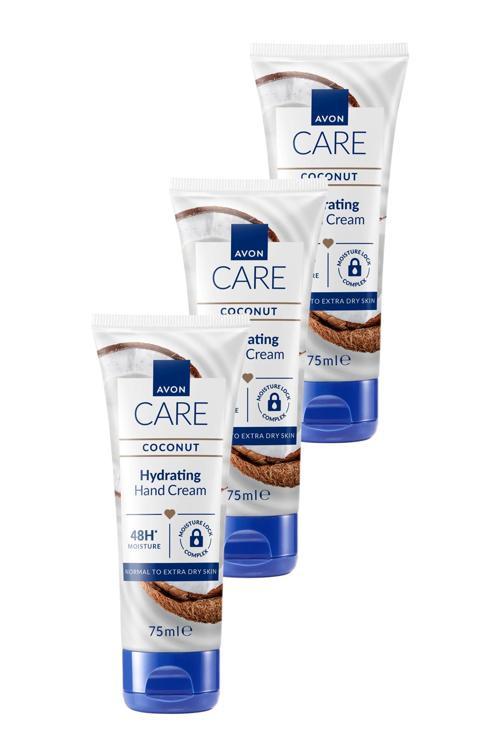 Hindistan Cevizi Yağı İçeren El Kremi 75 Ml. Üçlü Set