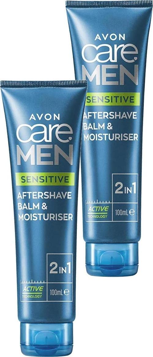 Care Men Sensitive 2'si 1 Arada Tıraş Sonrası Balsam ve Nemlendirici 100 Ml. İkili Set