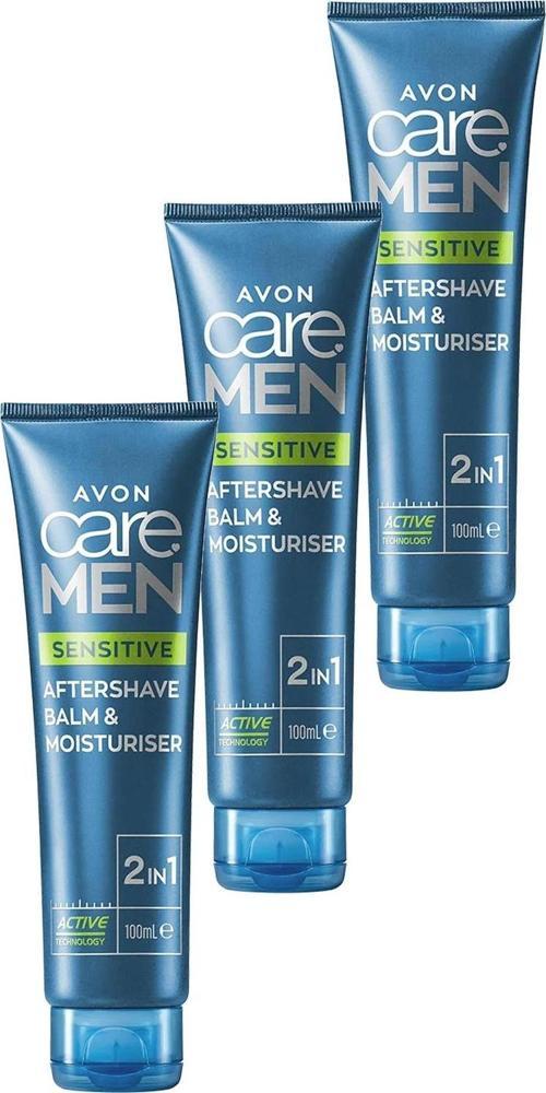 Care Men Sensitive 2'si 1 Arada Tıraş Sonrası Balsam ve Nemlendirici 100 Ml. Üçlü Set