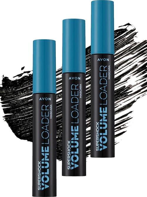 Supershock Volume Loader Maskara 10 Ml. Blackest Black Üçlü Set