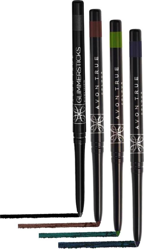 Glimmersticks Blackest Black, Cosmic Brown, Emerald ve Starry Night Blue Göz Kalemi Paketi
