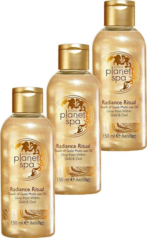 Planet Spa Radiance Ritüel Dokunuş Altın Masaj Yağı 150 Ml. Üçlü Set