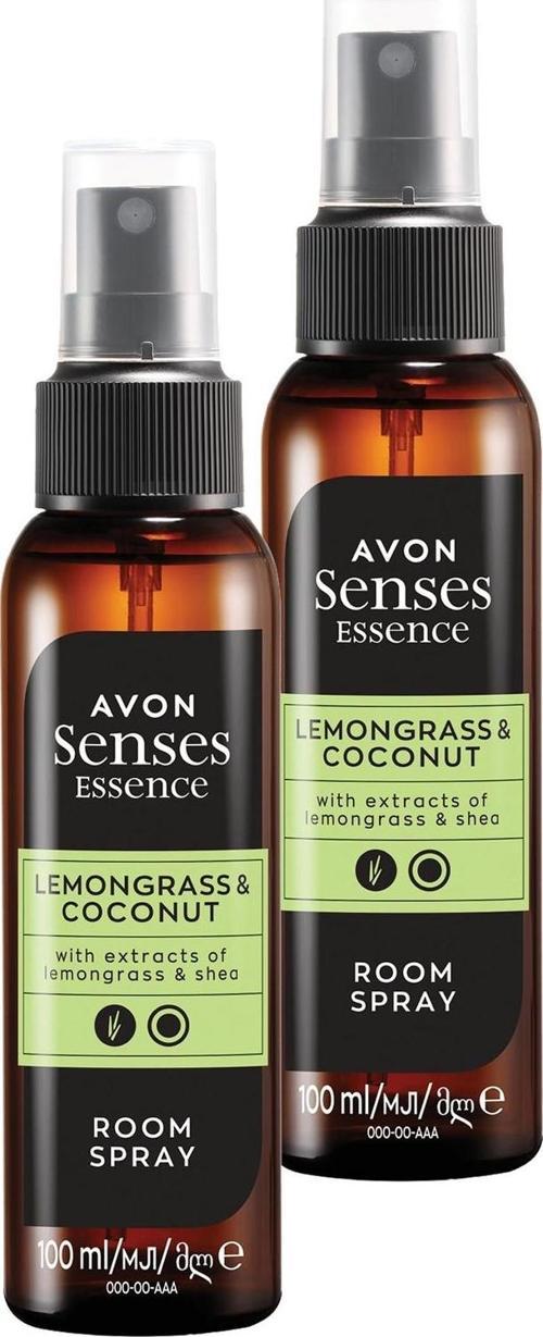 Limon Otu ve Hindistan Cevizi Kokulu Oda Spreyi 100 Ml. İkili Set